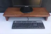 Computer Monitor/TV Riser Stand Traditional Style Birch Wood