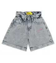 [Off-White Kids] Off-White Kids Bleached denim shorts Y 6 blue