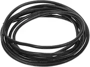 X AUTOHAUX 1 Pcs 14AWG Universal Ground Wire Car Radio, Automotive, Car Speakers Power Wire Fully Insulated& Soft Touch Jacket TC Black 7FT