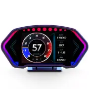 Car Head Up Display OBD GPS Gauge Multi-Function Dashboard Digital Speedometer (for: Daihatsu)
