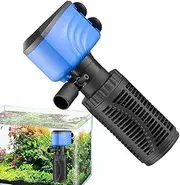 Fish Tank Water Filter | Powerful Pump Filter for Fish Tanks,Internal Aquarium Filtration Quiet Cleaning Machine for Living Room Workplace Bedroom