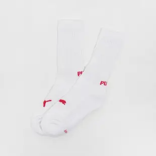 Puma 襪子 Fashion Slouch Crew Socks 男女款 白 粉紅 長襪 厚底 台灣製 單雙 BB142703