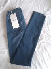 NWT RRP $190 Sass & Bide MAINSTREAM DREAMS Skinny Jeans Size 24 6 FREE POST