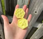 Homemade Goats Milk Soap Bee Honeycomb Lemon