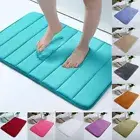 Memory Foam Bath Bathroom Mat Pad Soft Absorbent Non-Slip Bedroom Floor Tub Rug