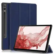 NICE Slim Light Cover -(Blue) Hard Shell Folio Case for Galaxy Tab S9 FE 11" (SM-X510 & SM-X-516) [TAANCE510012]