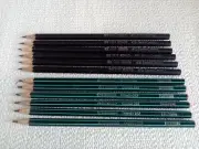 12pcs VINTAGE SWANO OTHELLO + А.W.FABER--GRAPHITE pencils -GERMANY NOS