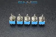 5 PCS TOGGLE SWITCH DPDT ON OFF ON MINI 3 AMP 250V 6 AMP 125V 6 PIN EC-2550