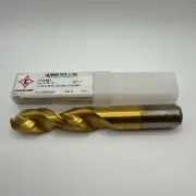 Cleveland C14361 Screw Machine Drill Bit, 11/16 In Size, 135 Degrees Point