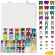 Assortment Kit 165Pcs Mini Standard Blade Fuse with Puller For Auto Car Truck