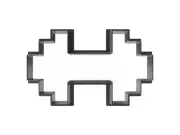 Dumbbell Cookie Cutter | 3D Printed, 3D Figurines