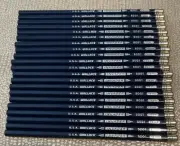 20 Wallace Invader Blue Silver Metal Tip 5001 Drafting Unused NOS