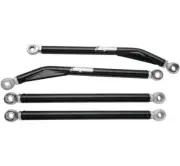 Dragon Fire Racing Black High-Clearance Radius Rods Fits Honda Talon