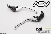 ASV Honda Monkey Z125 2021 F3 Regular Silver Brake and Clutch Levers