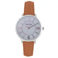 在飛比找momo購物網優惠-【GOTO】浪漫小資女精品時尚手錶-白x粉皮(GL0054L