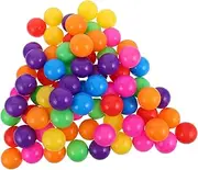 Kisangel Indoor Outdoor Playpen Balls 100pcs Mini Game Balls for Boys and Girls Beach Toy Set Bright Colors Safe Materials