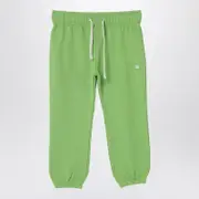 [Acne Studios] Green Jogging Trousers With Small Logo Patch 4/6 Y Green