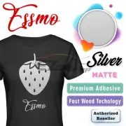 Silver Matte Solid Heat Transfer Vinyl HTV T-Shirt 20" Iron On Heat Press DP04