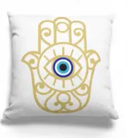 Amazing Hamsa Hand Pillow Case Home Cushion Cover Wicca Pagan Design