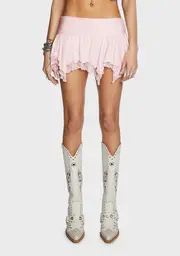 [Current Mood] Tales Of Fantasy Mini Skirt - Light Pink