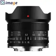 SGimage 7.5mm F2.8 APS-C Wide Angle Fisheye Lens for Canon Nikon Sony Fuji M4/3