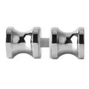 Shower Glass Door HandleSliding Shower Doors KnobDouble Sided Pull Hardware R...