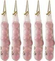 Ahyuan Hanging Mesh Storage Bags 5 Pack Onion Bags Mesh Garlic Net Bags Potatoes Bags Long and Large Reusable Net Storage Produce Bags for Fruit Veggies Garbage Bag for Home RV Camper Storage