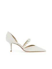 Jimmy Choo Aurelie Satin Pumps