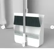 High End Broom and Folding Dustpan Set