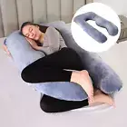 Pregnancy Pillow, U Shaped Body Pillow with Removable Cover, Full Body Pregnancy