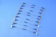 9 Mil-Spec RG316 SMA R/A RF Microwave Cable Assembly Test Equipment 6.5"