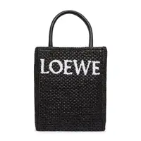 在飛比找momo購物網優惠-【LOEWE 羅威】Standard A5 Tote 草編 