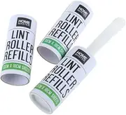 Leona Co Lint Rollers for Pet Hair Extra Sticky, 1 Handle with 3 Refills Portable Pet Lint Remover for Clothes, Carpet, Dog & Cat Hair Removal