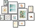 Cooper Co Homewares 12-Piece Black Photo Frame Set Gallery Wall Home Décor