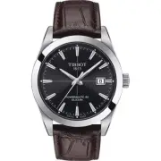 Tissot Gentleman Powermatic 80 Silicium Men's Watch - Black Dial, Stainless Stee