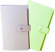 VICASKY 2pcs Portable Banknote Collection Album Currency Holder for Commemorative Banknotes Money Folder Elegant for Currency Storage and Protection