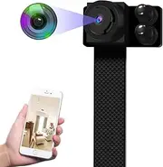 Hidden WLAN Spy 1080P/4K Camera – 13 Hours Long Video Recording Mini Cam with Automatic Night Vision Assembled Wireless Cameras(AU-M2)