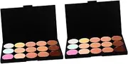 [Healeved] Skin Scar Cover Concealer Makeup Palette 15 Shades Facial Make-up Supplies
