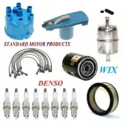 Tune Up Kit Filters Cap Wire Spark Plugs For DODGE P300 V8 5.9L 1972