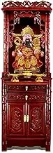 Tribute Table Old Yumu Buddha Cabinet, Buddhist Niche,Chinese Standing Cabinet, Divine Platform Cabinet, Household God of Wealth, Place, God of Wealth, Cabinet, Table Offering Buddha Altar