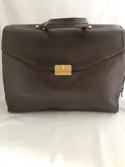 NWT Brahmin Andrea Brown Nepal Pebbled Leather Briefcase/Tote