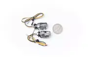 Pair of Micro LED Indicators Cafe Racer Motorcycle Turn Signal