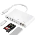4in1 USB OTG Camera Memory Reader SD & TF Dual Card Slot for iPhone 14 13 12 Pro