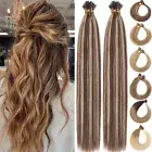 Highlight 200PCS THICK Real Remy Human Hair Extensions Micro Loop Nano Ring Bead