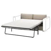 VIMLE 2-seat sofa-bed section, Hillared beige