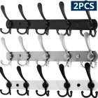 2Pcs Coat Racks with 5 Hooks Wall Mounted Coat Hook Rack Heavy Duty Wall paEmk