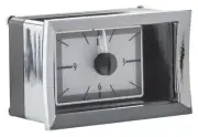 Dakota Digital 57 Chevy Silver Clock w/White LED For VHX Gauge Kit VLC-57C-S-W (for: Chevrolet)