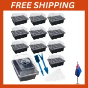 120 Cells Seedling Starter Tray Kit, 10 Pack Seed Starting with Humidity Dome an