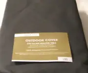 West Elm Tillary Rolling Table Outdoor Furniture Cover Color- Steel NIP