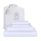Threadmill 100% Supima Cotton Sheets King Size - 1200 Thread Count, 4Pc King ...